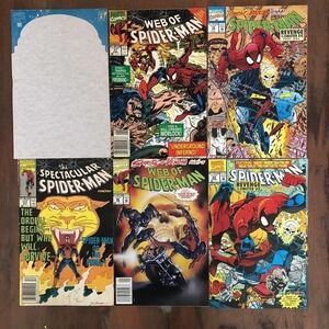 Marvel Comics Spiderman Web Of Spiderman Lot of 06